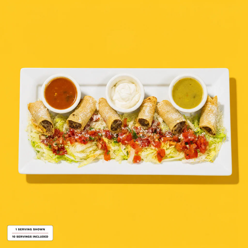 Beef Taquitos Tray (Serves 10)